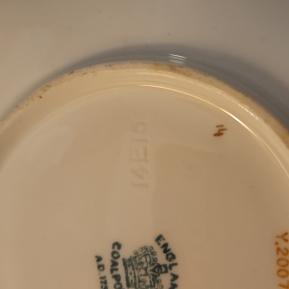 Antique COALPORT 1915 Gold Encrusted Lavendar Replacement Saucer #14E15 - Picture 5 of 8